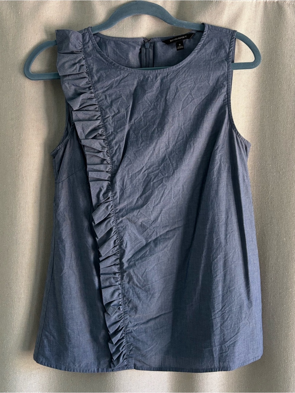 Ruffle Trim Top